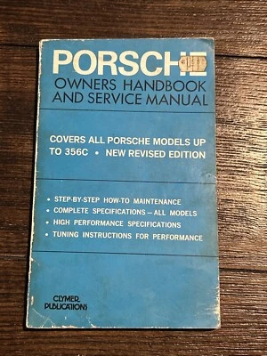 Manual del propietario y manual de servicio Porsche Clymer todos los modelos hasta 356C 1977 Foto 1 de 4
