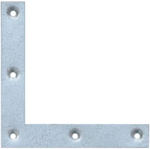 10 X Angolo Piatto 98x98x16 Angolo di Costruzione Sharp Winklig Argento V - Foto 1 di 2