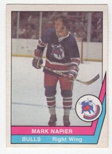 1977-78 O-Pee-Chee WHA Hockey Card #12 Mark Napier - Birmingham Bulls - Picture 1 of 1