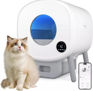 Smart Self Cleaning Litter Box Automatic Cat Litter Box Self Cleaning - Picture 1 of 6