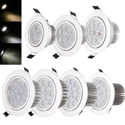 LED Downlight 5W 7W 9W 12W 18W 45Degree Beam Angle Brightest 110v/220v Recessed - Image 1 of 4