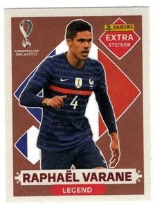 Panini Qatar World Cup Extra Sticker 2022 Legend Raphael Varane Bronze - Picture 1 of 1