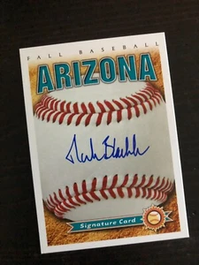 Minnesota Twins NICK BLACKBURN autographed Arizona Fall League Signature Card - Picture 1 of 1
