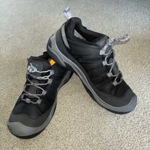 Keen Circadia Waterproof Hiking Shoes Leather Black Steel Grey 1026775 Men's 11 - Picture 1 of 11