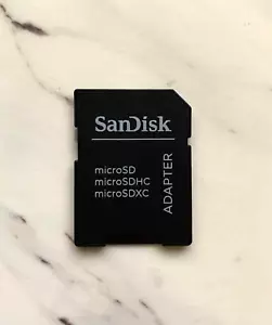 SanDisk Adapter Micro SD Karte SD SDHC SDXC TF Speicherkarte Adapter - Bild 1 von 2