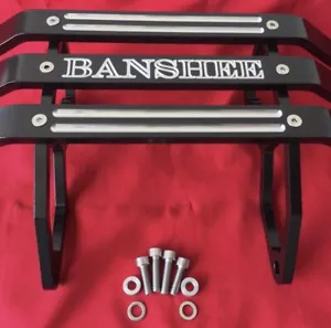 Yamaha Banshee 350 ATV Billet Aluminum Front Bumper Black - Picture 1 of 1