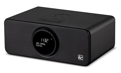 Altavoz de radio KitSound Boom DAB/FM/Bluetooth doble alarma carga USB manos auxiliares Foto 1 de 4