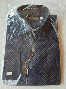 Chemise bleue neuve taille 2 (38) marque Belloni (vt) - Imagen 1 de 5