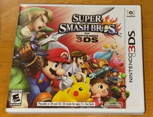 SUPER SMASH BROS Nintendo 3DS brothers CIB w/Case & Instructions  *COMPLETE!* - Picture 1 of 2