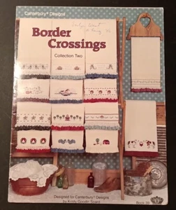 Canterbury Designs Border Crossings Collection Two Towels Cross Stitch Patterns - Picture 1 of 2