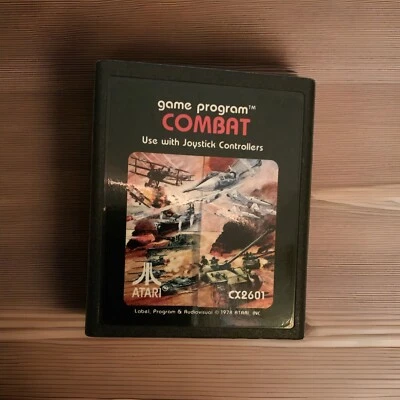 Combat (Atari 2600, 1978) Authentic Cartridge Only - Image 1 of 2