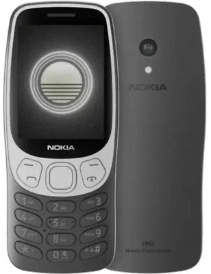 Brand New Boxed Nokia 3210 4G Grunge Black Unlocked Dual Sim Mobile Phone