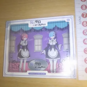 A72886 Re:Zero Acrylic layered frame Rem Ram - Picture 1 of 4