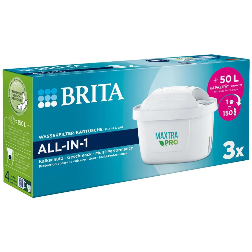 Brita Maxtra Pro All-in-1 Filterkartusche - 3-er Set (121 365)
