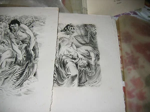 Frédéric Lefèvre "Images bibliques" Papier Auvergne 1/25 Lithos de HOFER + Suite - Picture 1 of 11