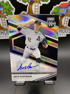 2020 Elite Extra Edition Signatures #115 Jack Hartman Pittsburgh Pirates