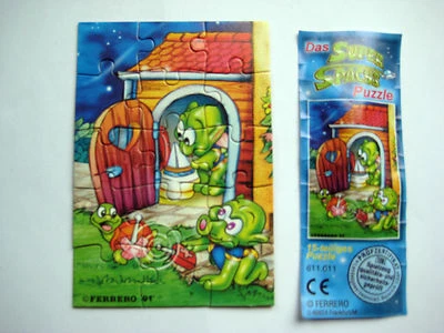 1 Einzelpuzzle " Super Spacys " von 2001 + 1 BPZ - Bild 1 von 2