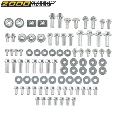 Fit For Kawasaki Kx60 Kx65 Kx80 Kx85 Kx125 Kx250 Kx500 Bodywork Plastic Bolt Kit Foto 1 de 4