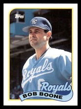 1989 Topps Traded Bob Boone #12T  Kansas City Royals