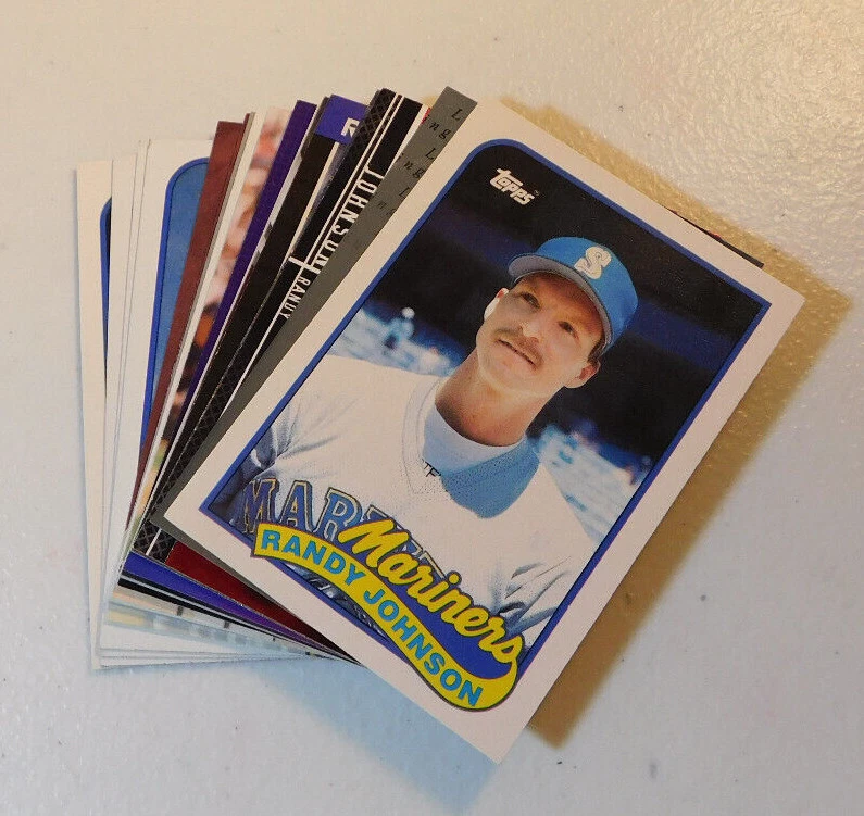 RANDY JOHNSON HOF YOU PICK YOUR CARD, ASSORTED YEARS & COMPANIES (item#G26) - Image 1 of 1