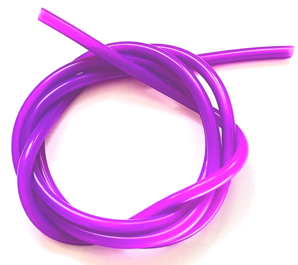 Nitro Glow RC Engine Flexible silicone fuel pipe tube High Temp 1mtre HPI Purple