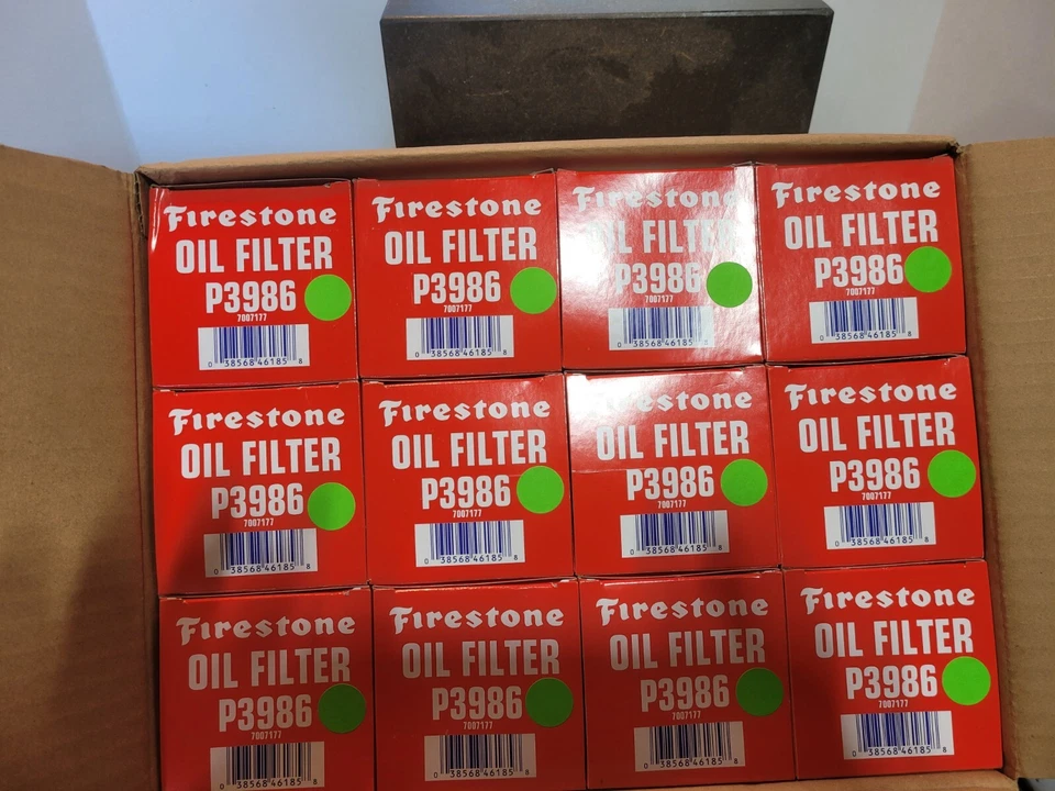 Firestone P3986 滤油器 12 件! 与 Fram TG9911 和 CH9911 奥迪大众相同 — 第 1/1 张图片
