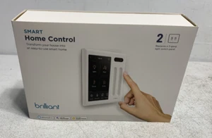 Brilliant BHA120US-WH2 All-in-One Smart Home Panel sterowania 2-przełączniki przewodowe - Zdjęcie 1 z 7