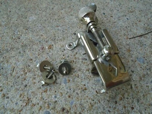 VINTAGE SLINGERLAND RADIO KING 3-POINT SNARE DRUM STRAINER-PRE WW2-THROW OFF-VG! - Picture 1 of 9