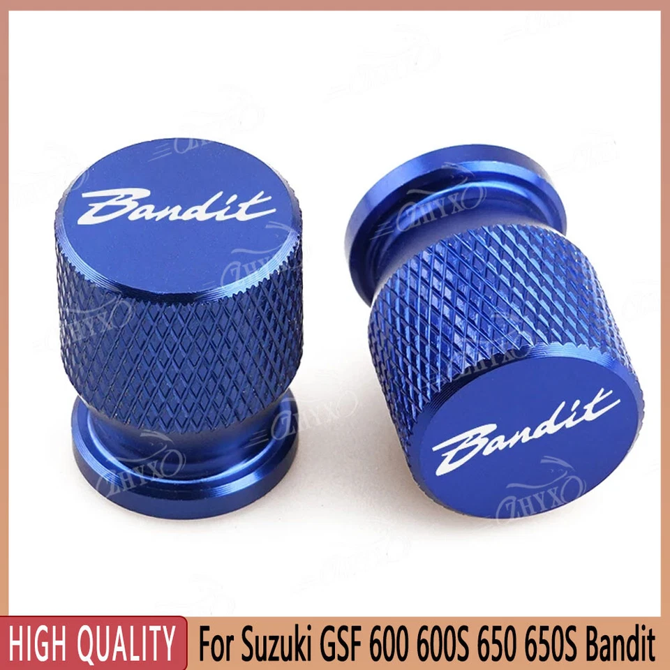 For Suzuki GSF 600 600S 650 650S Bandit NEW Wheel Tire Valve Stem Caps Covers - Image 1 of 1