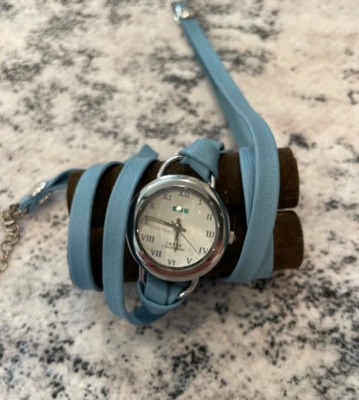 Часы La Mer Collection синий браслет из искусственной кожи 23 дюйма - Изображение 1 из 3