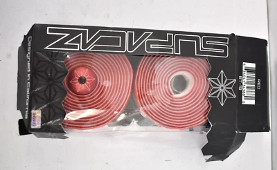 Supacaz Super Sticky Kush Classic Red 2 Pack Bar Tape For Single Handlebar - Image 1 of 4