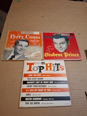 MARIO LANZA, Perry Como, Top Hits (Assorted Artists) 3 RCA VICTOR 7" EPs VG+ - Image 1 of 4