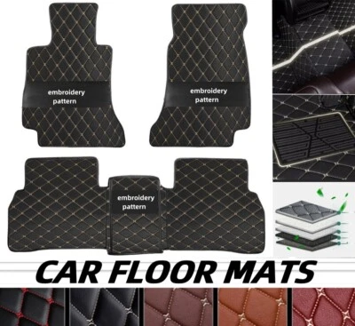 For Buick Car Floor Mats Waterproof PU Leather Custom Carpets Auto Liners Luxury - Image 1 of 4