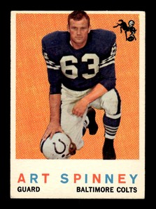 1959 Topps Football #171 Art Spinney Baltimore Colts