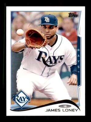 2014 Baseball Topps James Loney Tampa Bay Rays #328 3 - Image 1 of 2