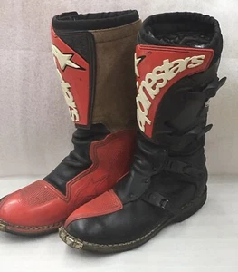 solid ALPINESTARS Offroad MOTORCYCLE ATV dirt bike riding BOOTS - Size 14 - Picture 1 of 11