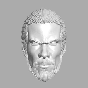 Dr Strange Multiverse of Madness v3 custom head for Marvel Comics action figures - Picture 1 of 2