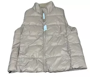 NWT Women's GAP Cold Control Puffer Vest LARGE Light Weight - Picture 1 of 9