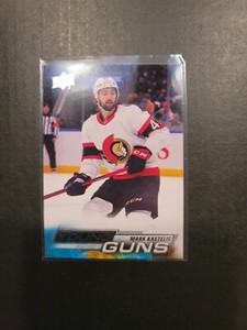 2022-23 UPPER DECK SERIES 1 HOCKEY YOUNG GUNS MARK KASTELIC ROOKIE CARD #215