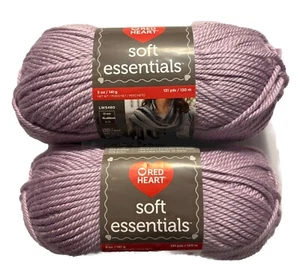 NEW Red Heart Soft Essentials yarn in SUGAR PLUM QTY 2 DISCONTINUED 131 yds. - Picture 1 of 1