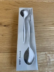 WMF 3600 6 Kaffeelöffel 13,6 cm neuwertig 90 er versilbert WMF Form Wagenfeld - Zdjęcie 1 z 8