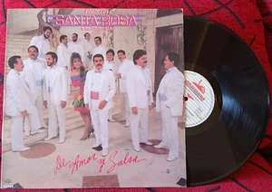 GILBERTO SANTA ROSA ** De Amor y Salsa ** RARE 1990 Spain LP MANZANA LABEL - Bild 1 von 4