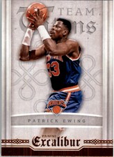 2015-16 Panini Excalibur Team Titans Knicks Basketball Card #21 Patrick Ewing