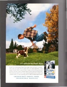 PUPPY CHOW INCREDIBLE PUPPY AD--1999 Advertisment--FREE SHIPPING - Picture 1 of 1