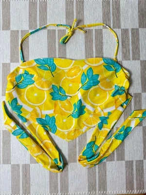 Moana Bikini Main Squeeze Adjustable Scarf Bikini Top SMALL Swimwear NWT - Image 1 of 4