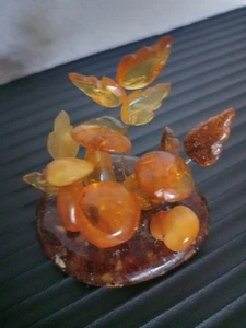 Bernstein Pilze Bäumchen Baum Deko  - Bild 1 von 3