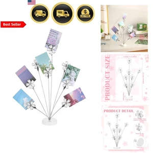 Photo Tree Holder Clip for Photos and Cards Tabletop Decor Gift Idea White - Picture 1 of 8