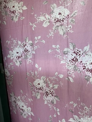 New Custom Rachel Ashwell Shabby Chic Berry Bloom 4 Curtain Panels - Image 1 of 4