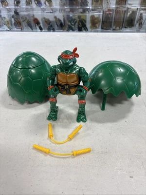 TMNT Kowabunga Crackin Turtle Egg Hero Hatchin Michaelangelo COMPLETO Playmates Foto 1 de 4