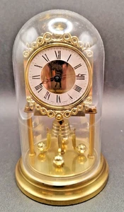 Drehpendeluhr Tischuhr MEISTER ANKER Quartz Uhr Vintage West Germany / Höhe 16cm - Bild 1 von 14